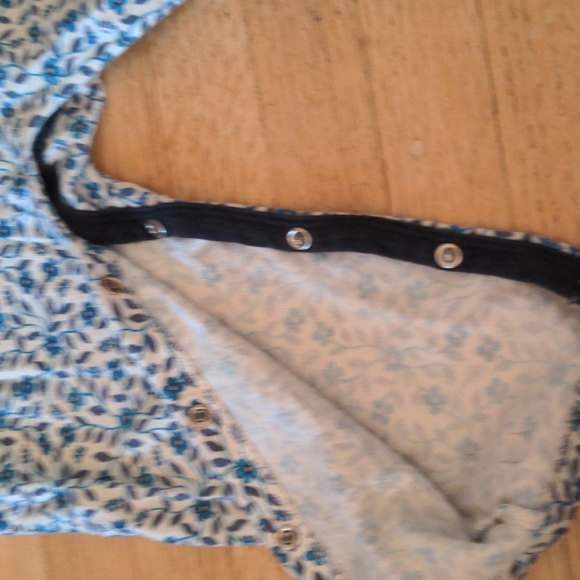 Blue-white Onesie by Tea, 12-18m - Picture 3 of 3